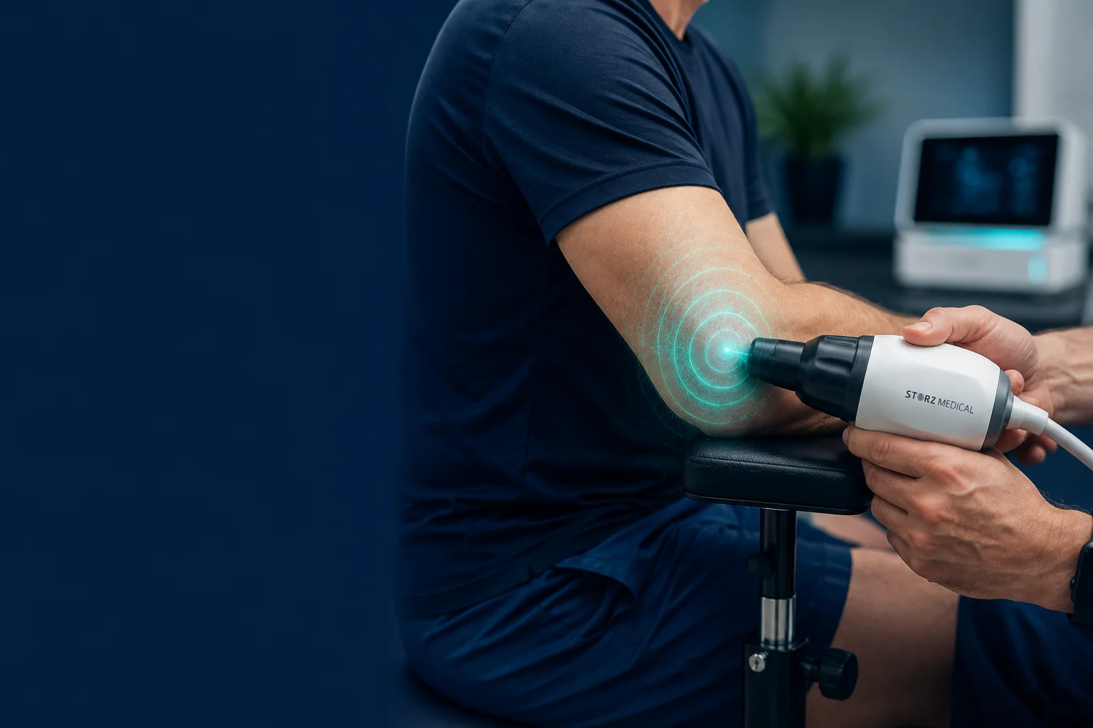 Tennis elbow shockwave therapy — focal shockwave treatment